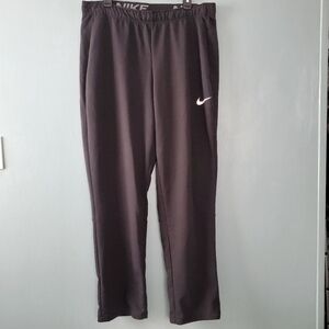 NWT NIKE MEN'S DRI FIT JOGGER/ SWEATPANTS. PURE BLACK SIZE XL